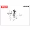 Ryobi CDDI14022N Spare Parts List Type: 5133000148